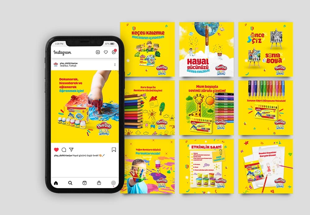Play-Doh projesi — Ödemiş dijital reklam ajansı